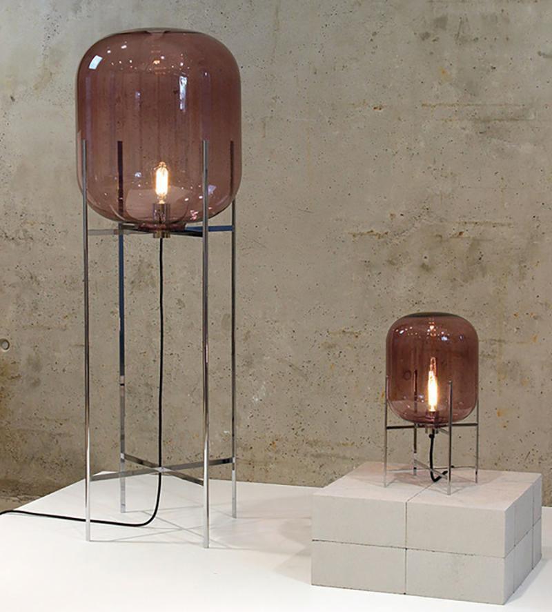 Fioris Glass Industrial Floor lamp-Neutral Decor