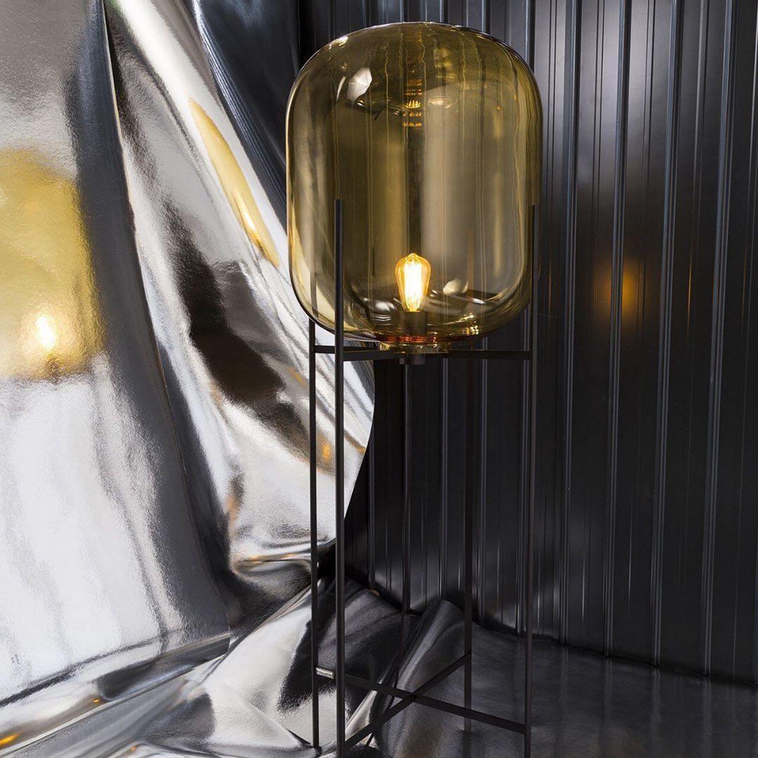 Fioris Glass Industrial Floor lamp-Neutral Decor