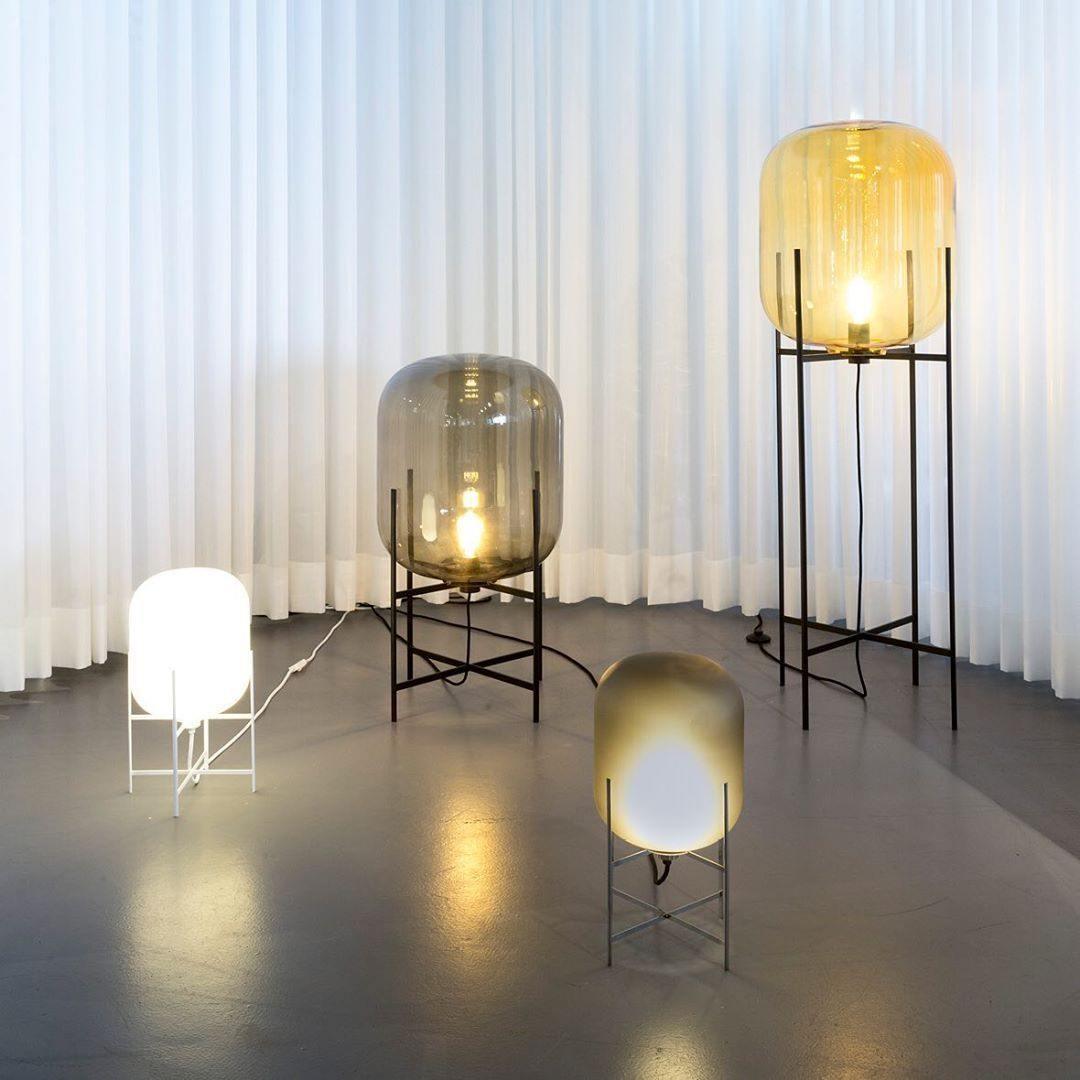 Fioris Glass Industrial Floor lamp-Neutral Decor