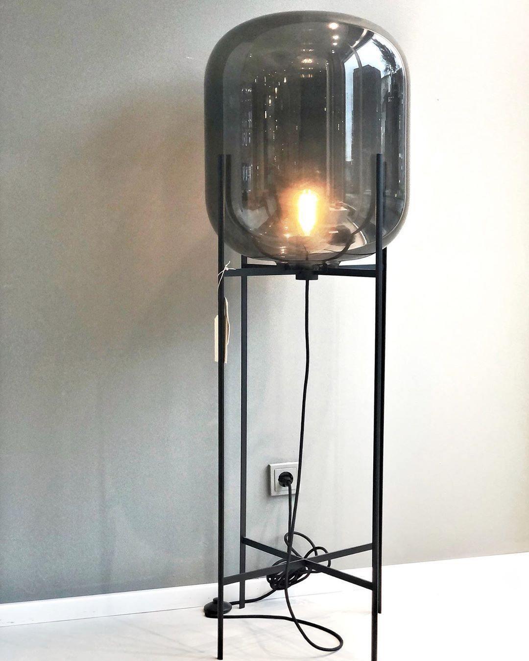 Fioris Glass Industrial Floor lamp-Neutral Decor