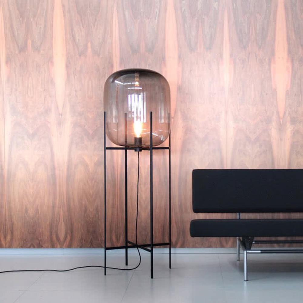 Fioris Glass Industrial Floor lamp-Neutral Decor