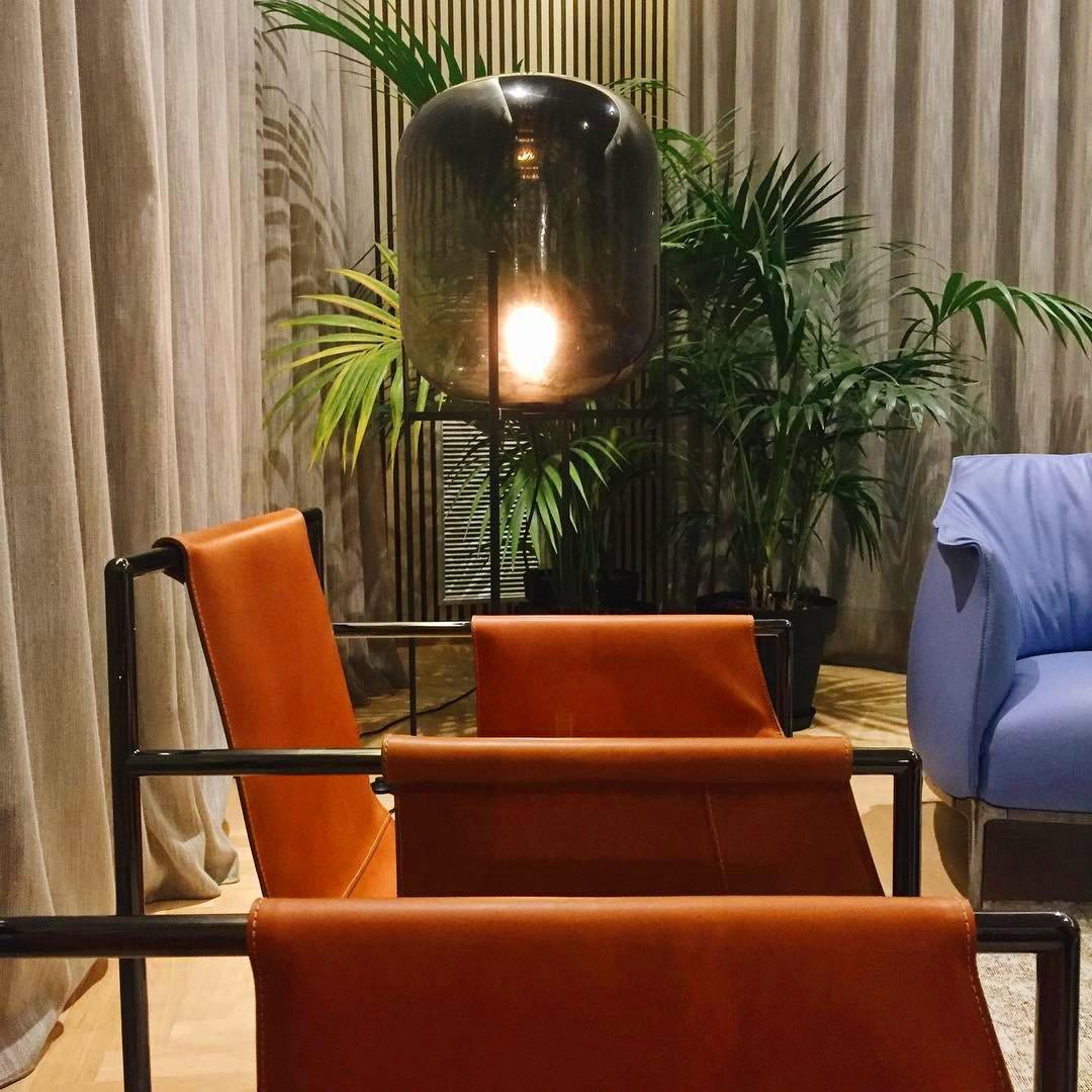 Fioris Glass Industrial Floor lamp-Neutral Decor