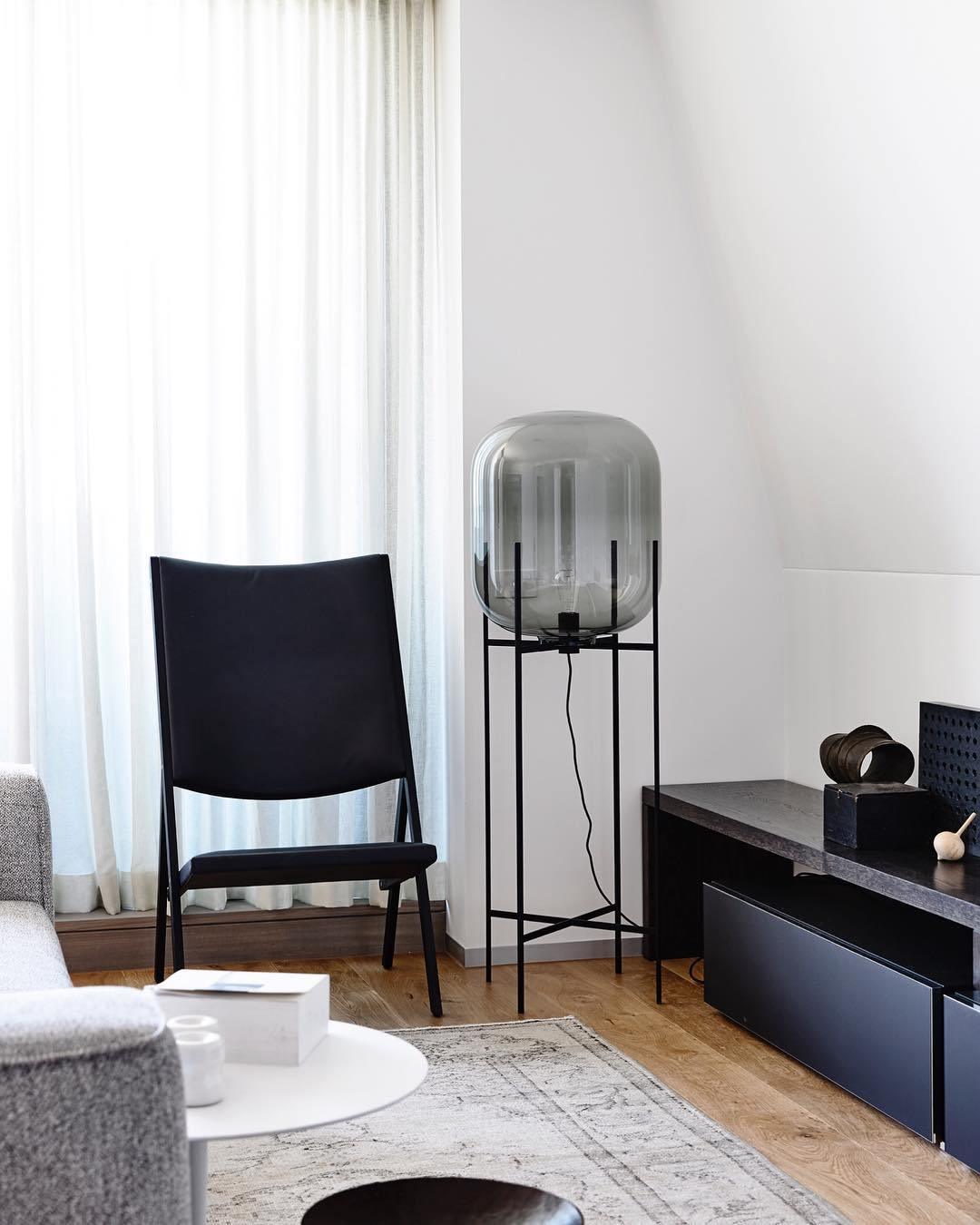 Fioris Glass Industrial Floor lamp-Neutral Decor
