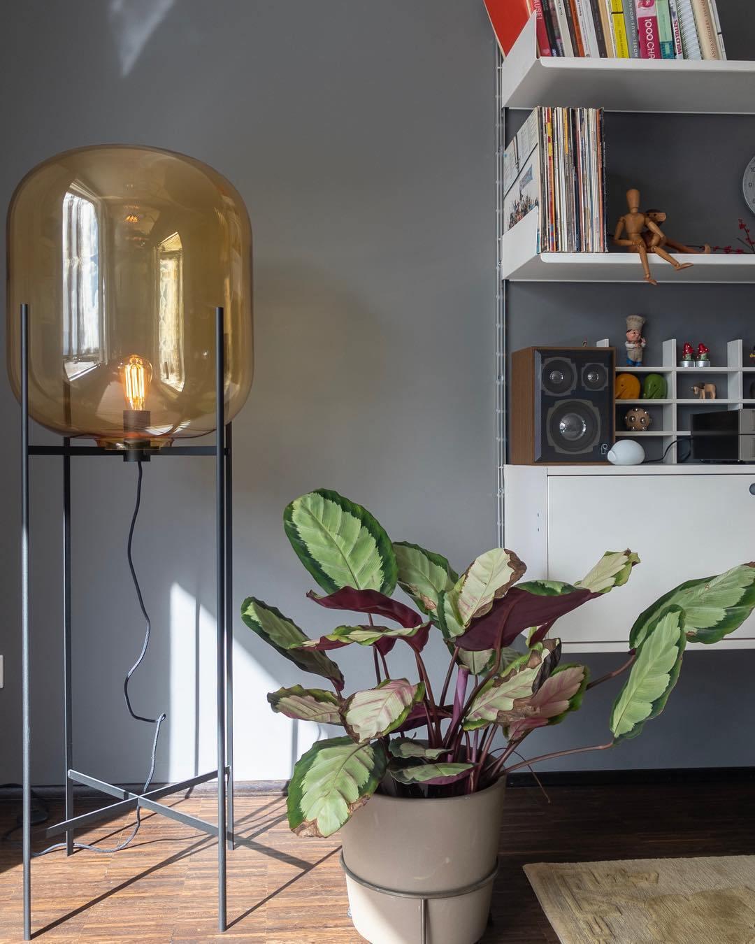 Fioris Glass Industrial Floor lamp-Neutral Decor