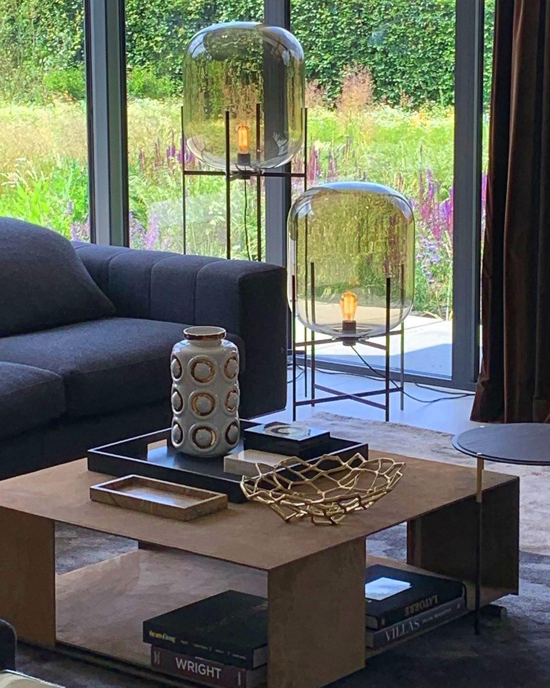 Fioris Glass Industrial Floor lamp-Neutral Decor