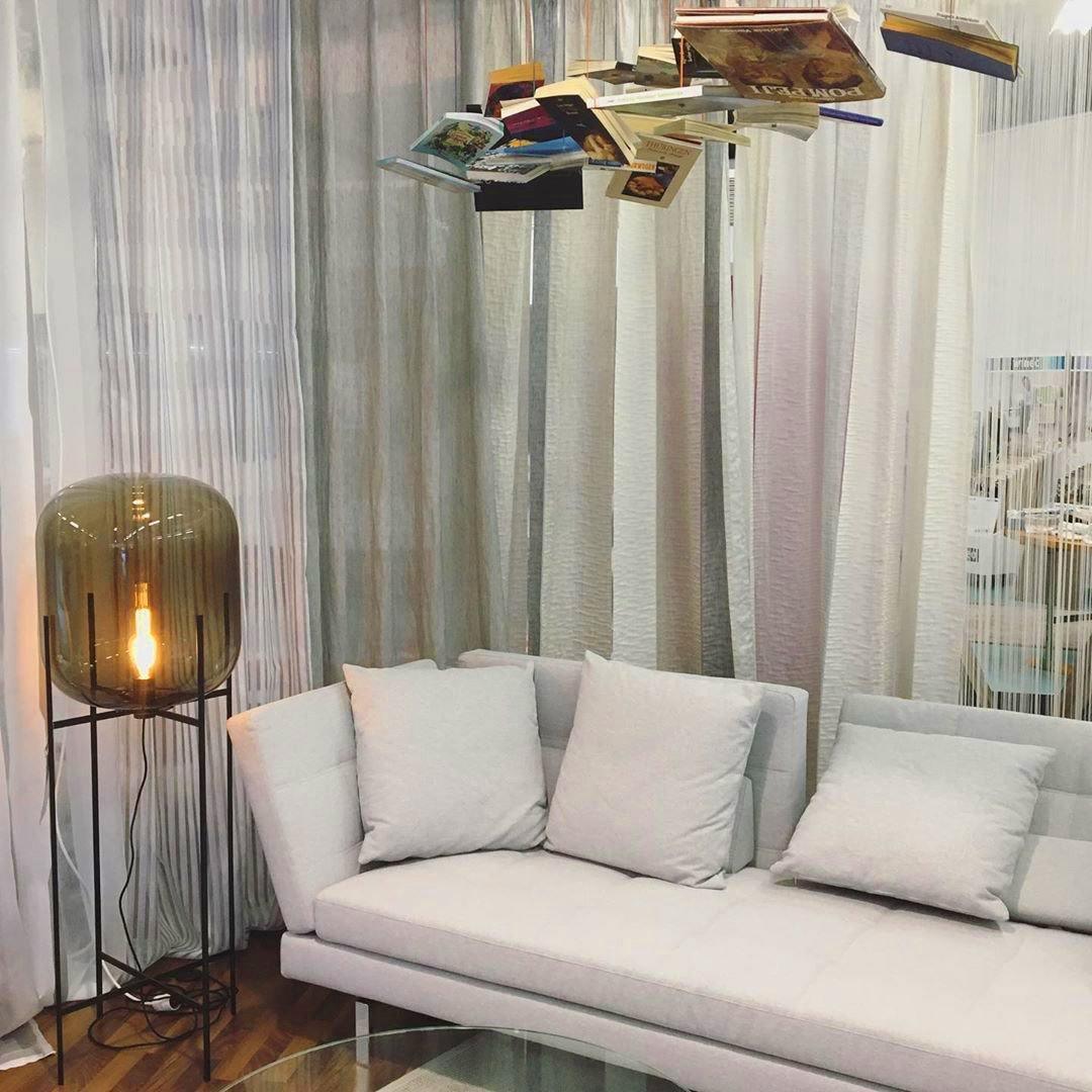 Fioris Glass Industrial Floor lamp-Neutral Decor