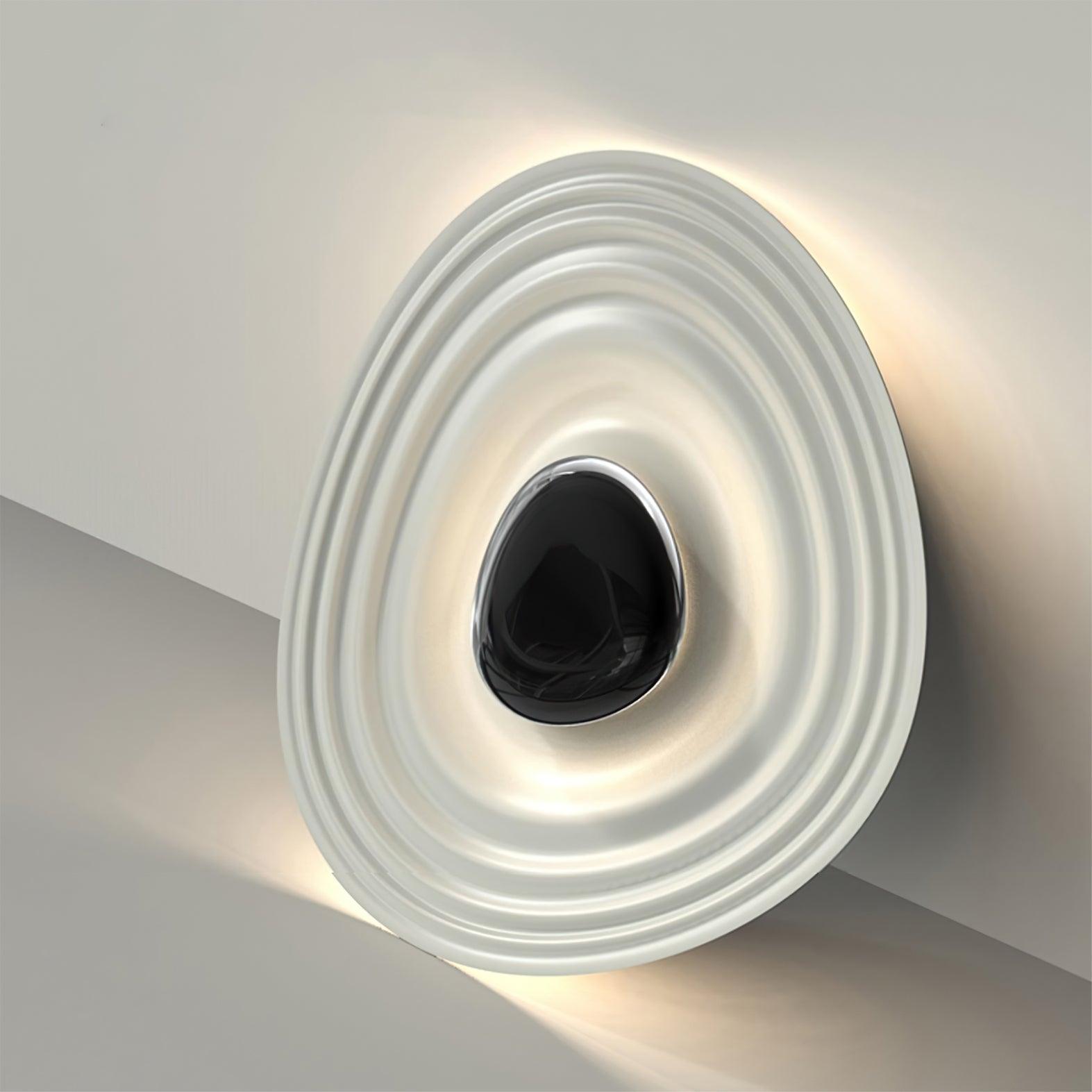 Idra Ceiling Lamp Ripple Ring Modern Sculptural-Neutral Decor