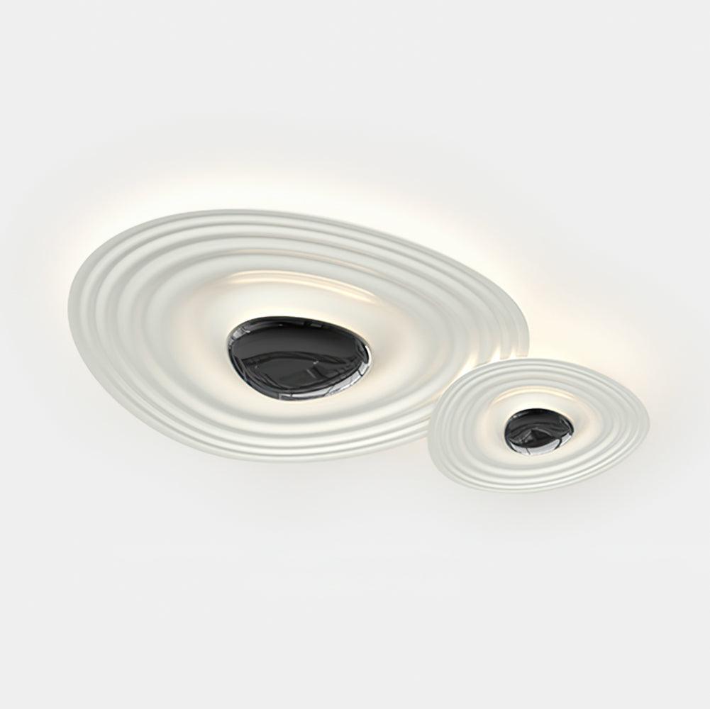 Idra Ceiling Lamp Ripple Ring Modern Sculptural-Neutral Decor
