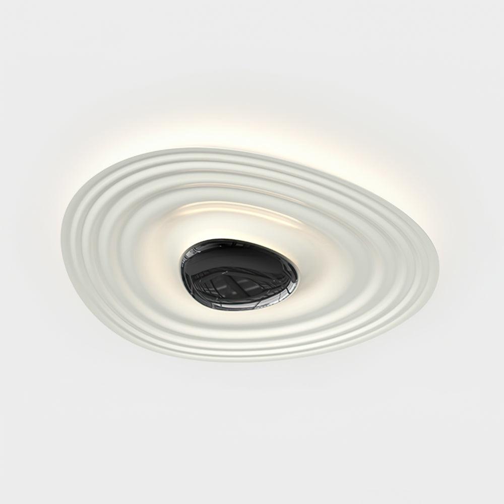 Idra Ceiling Lamp Ripple Ring Modern Sculptural-Neutral Decor
