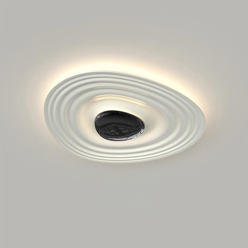 Idra Ceiling Lamp Ripple Ring Modern Sculptural-Neutral Decor