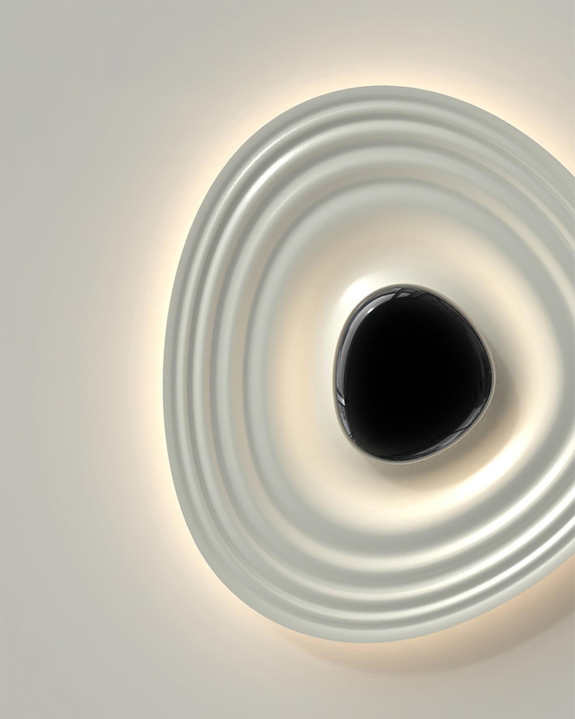 Idra Ceiling Lamp Ripple Ring Modern Sculptural-Neutral Decor
