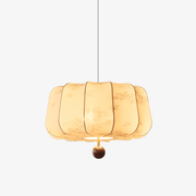 Divelo Wood & Fabric Pendant Light-Neutral Decor