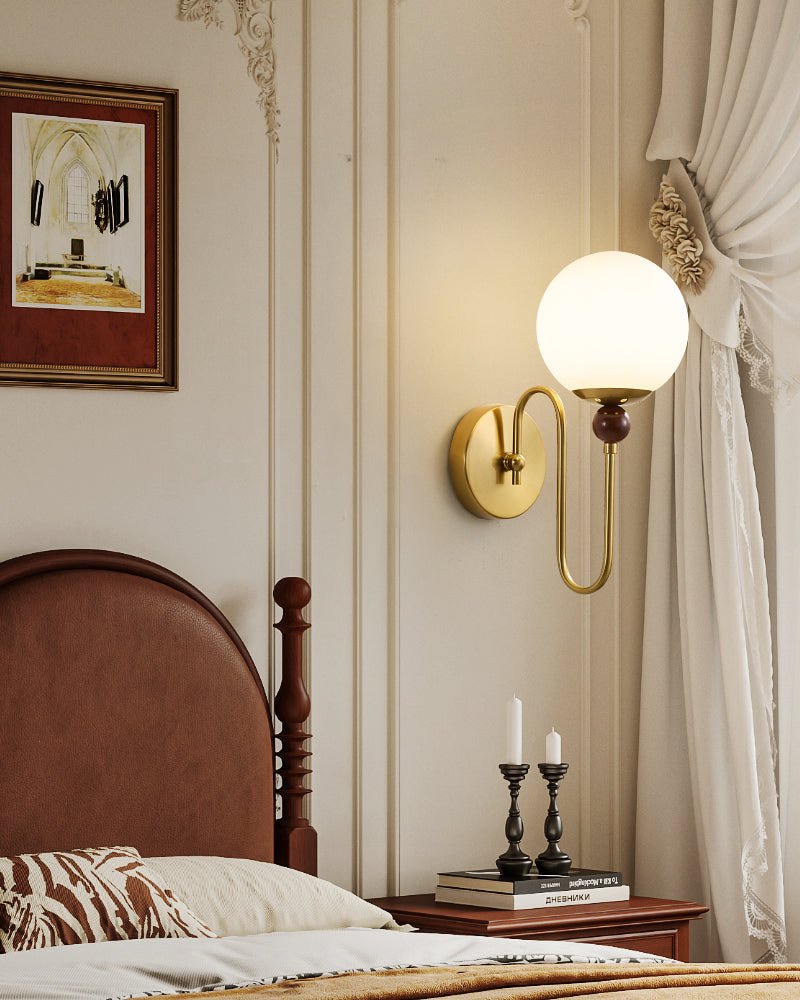 Jorvyn Loop Wall Sconce-Neutral Decor