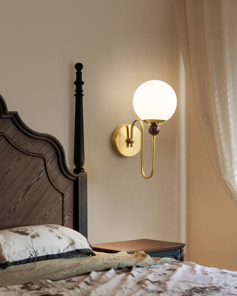Jorvyn Loop Wall Sconce-Neutral Decor