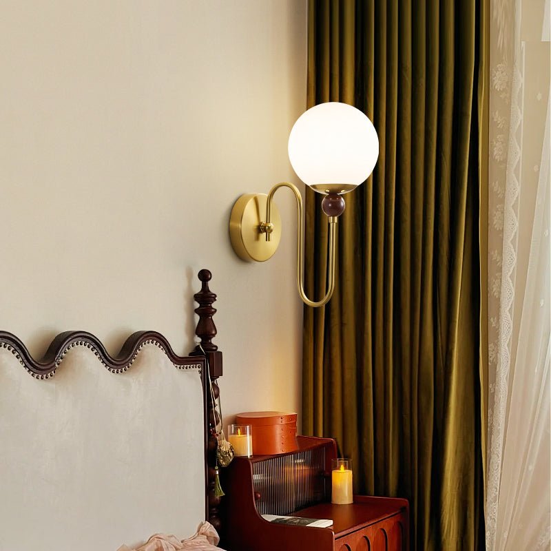 Jorvyn Loop Wall Sconce-Neutral Decor