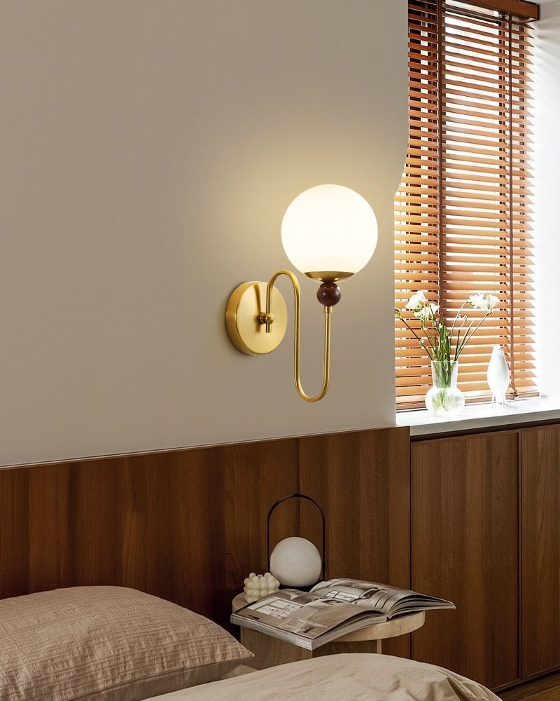 Jorvyn Loop Wall Sconce-Neutral Decor
