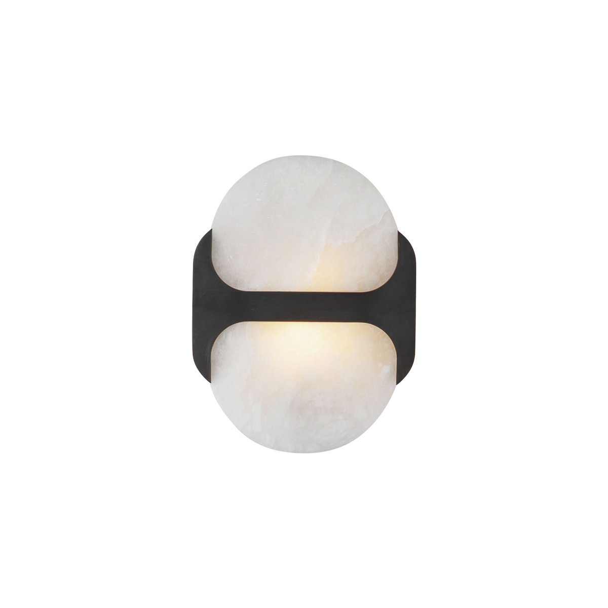 Ulthaora Double Globe Alabaster Wall Ligh-Neutral Decor