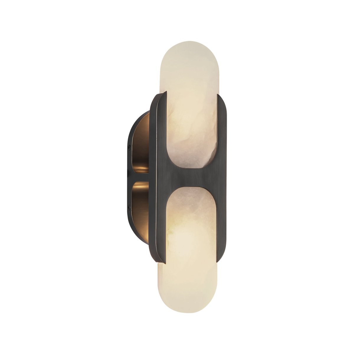 Ulthaora Double Globe Alabaster Wall Ligh-Neutral Decor