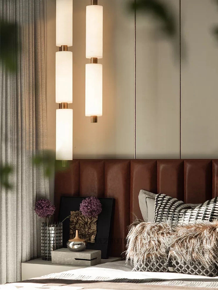 Zovarion Cluster Alabaster Pendant Light