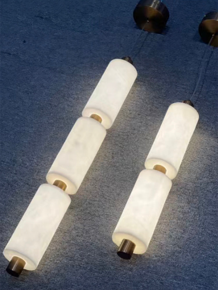 Zovarion Cluster Alabaster Pendant Light