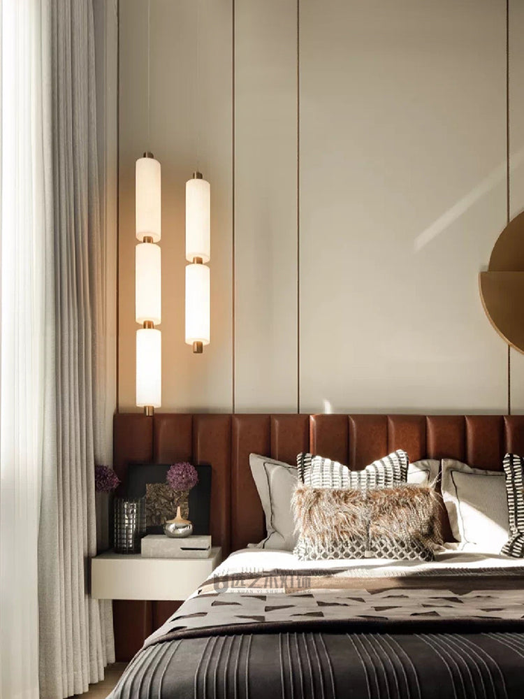 Zovarion Cluster Alabaster Pendant Light
