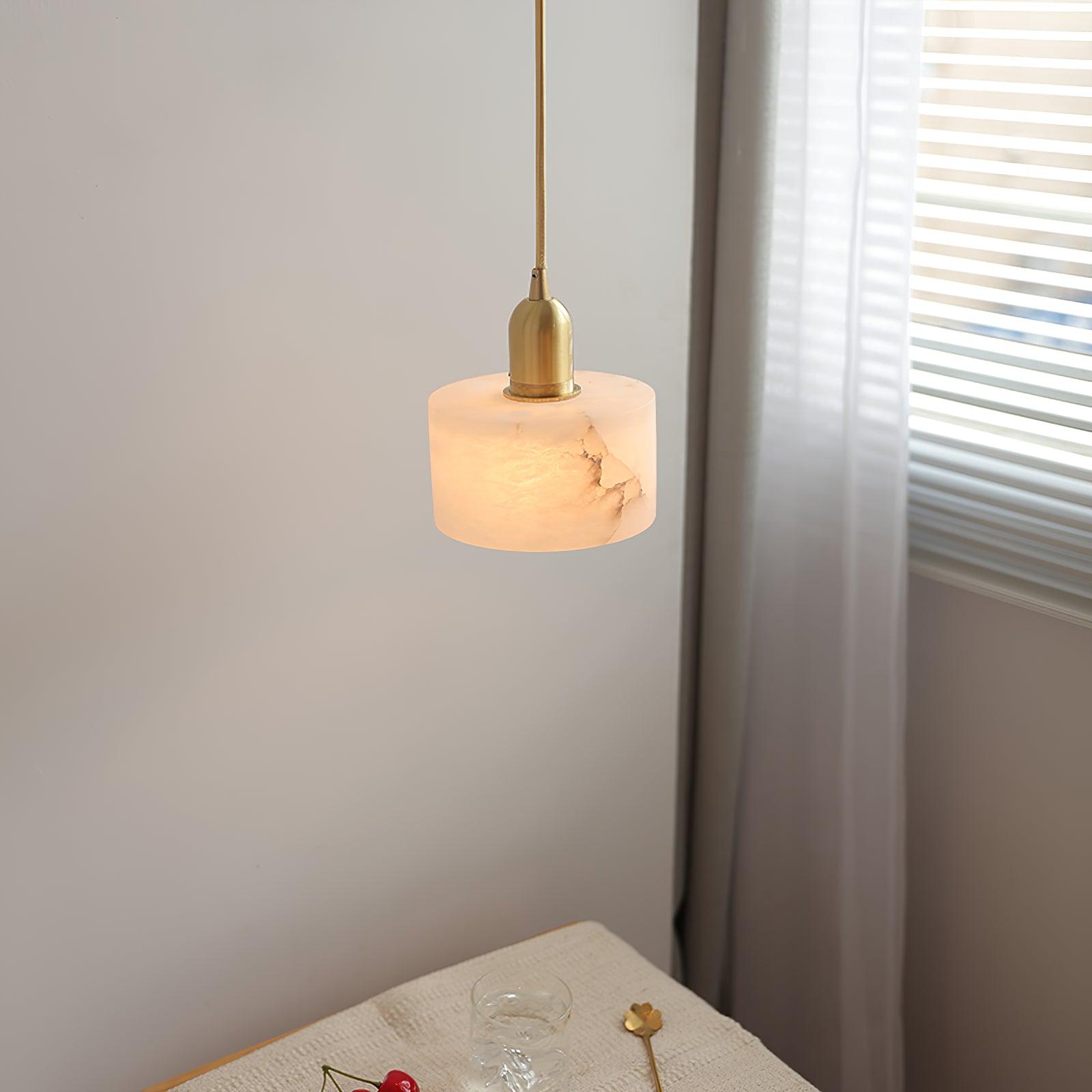 Fjara Alabaster Pendant Light-Neutral Decor