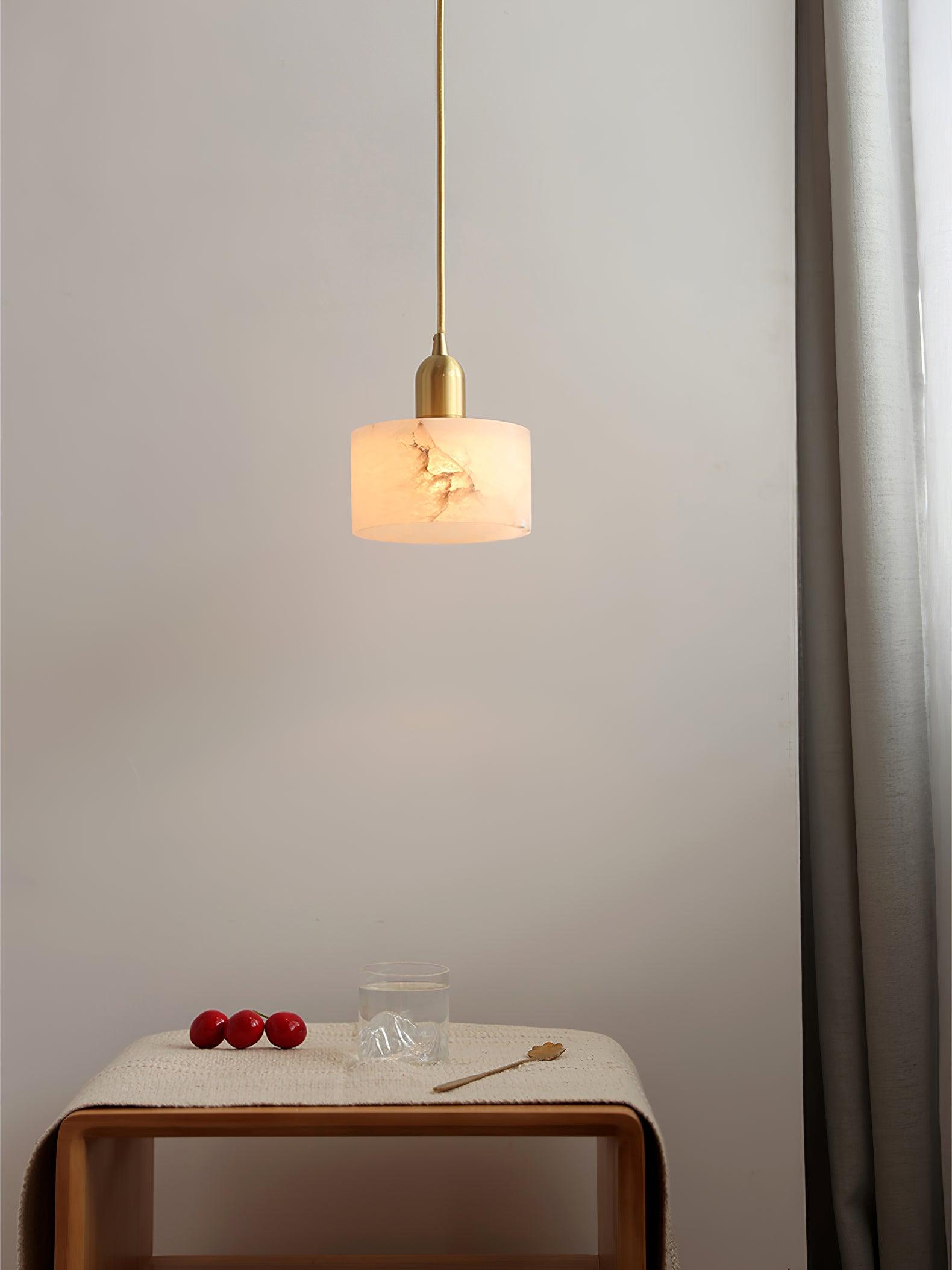 Fjara Alabaster Pendant Light-Neutral Decor