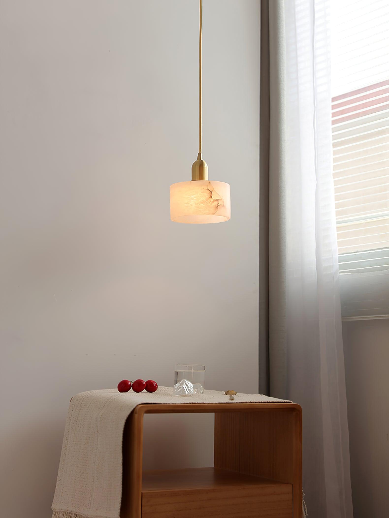 Laviq Alabaster Pendant Light-Neutral Decor