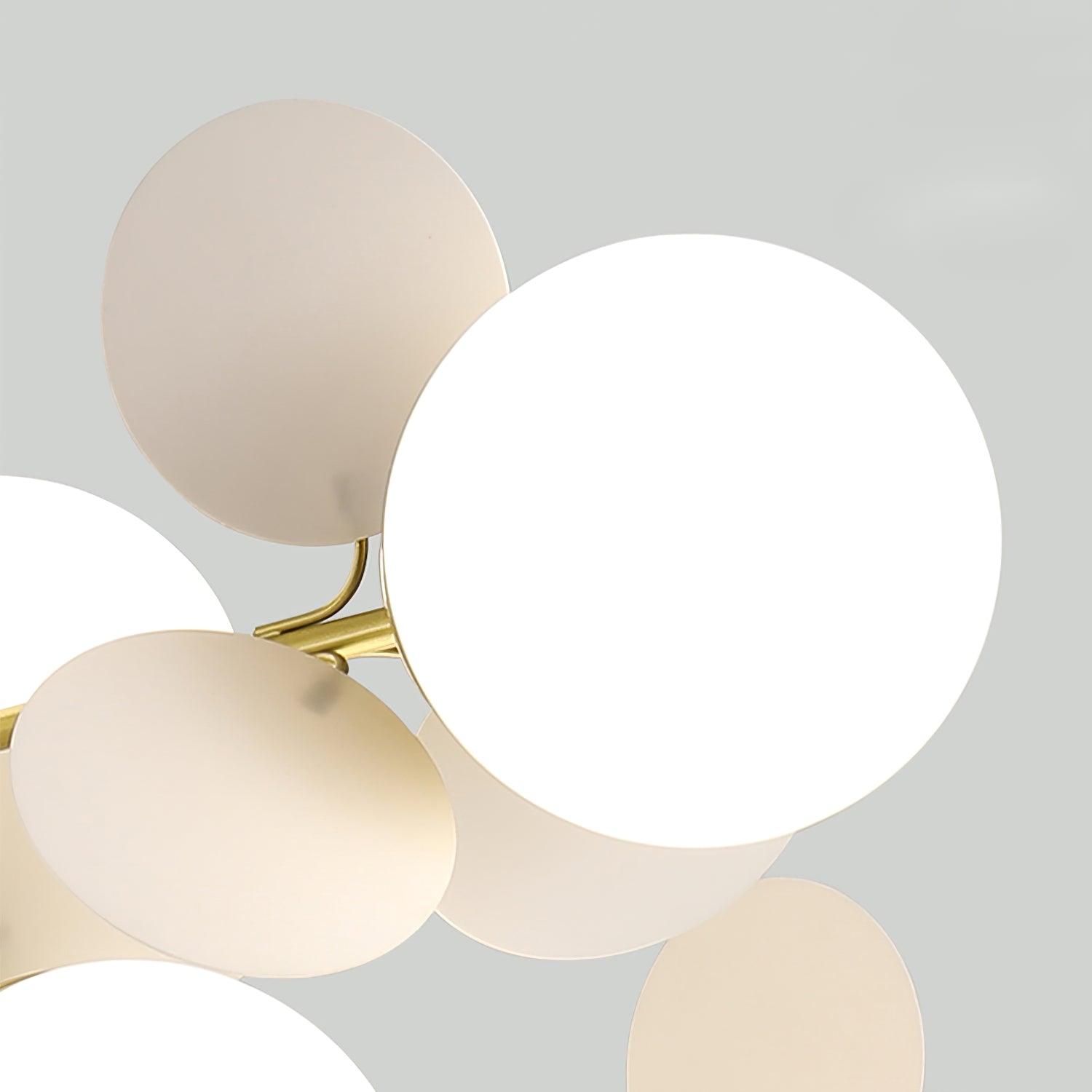 Tide Chandelier Off White Tree Eight Open Shades-Neutral Decor