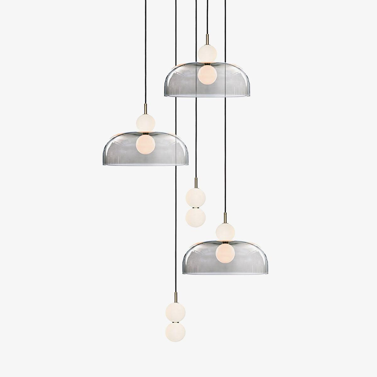 Urathen Modern Minimalist Glass Pendant Light-Neutral Decor