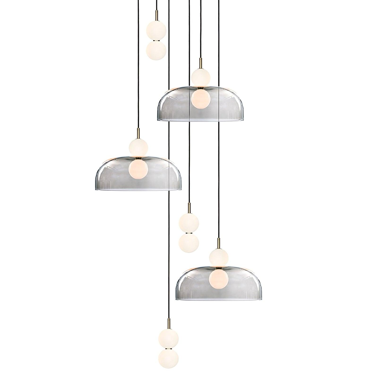Urathen Modern Minimalist Glass Pendant Light-Neutral Decor