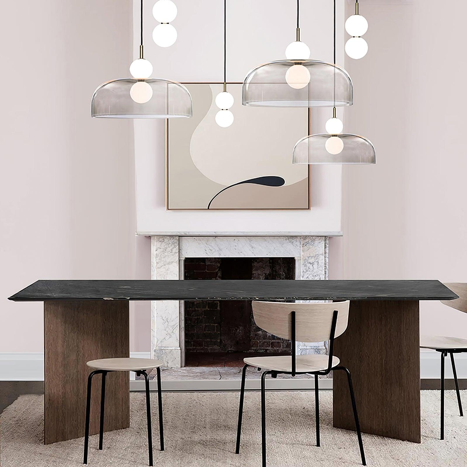 Urathen Modern Minimalist Glass Pendant Light-Neutral Decor