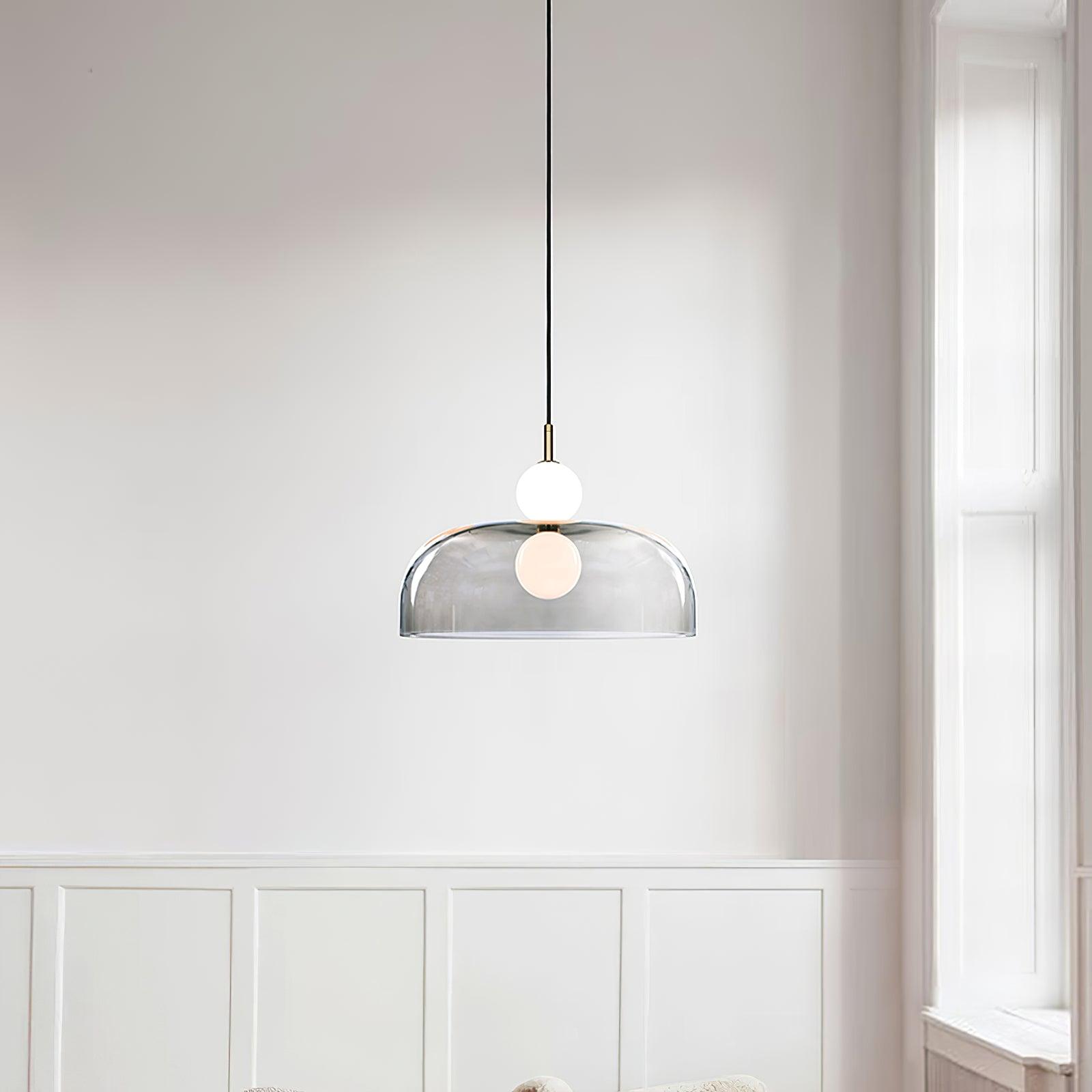Urathen Modern Minimalist Glass Pendant Light-Neutral Decor
