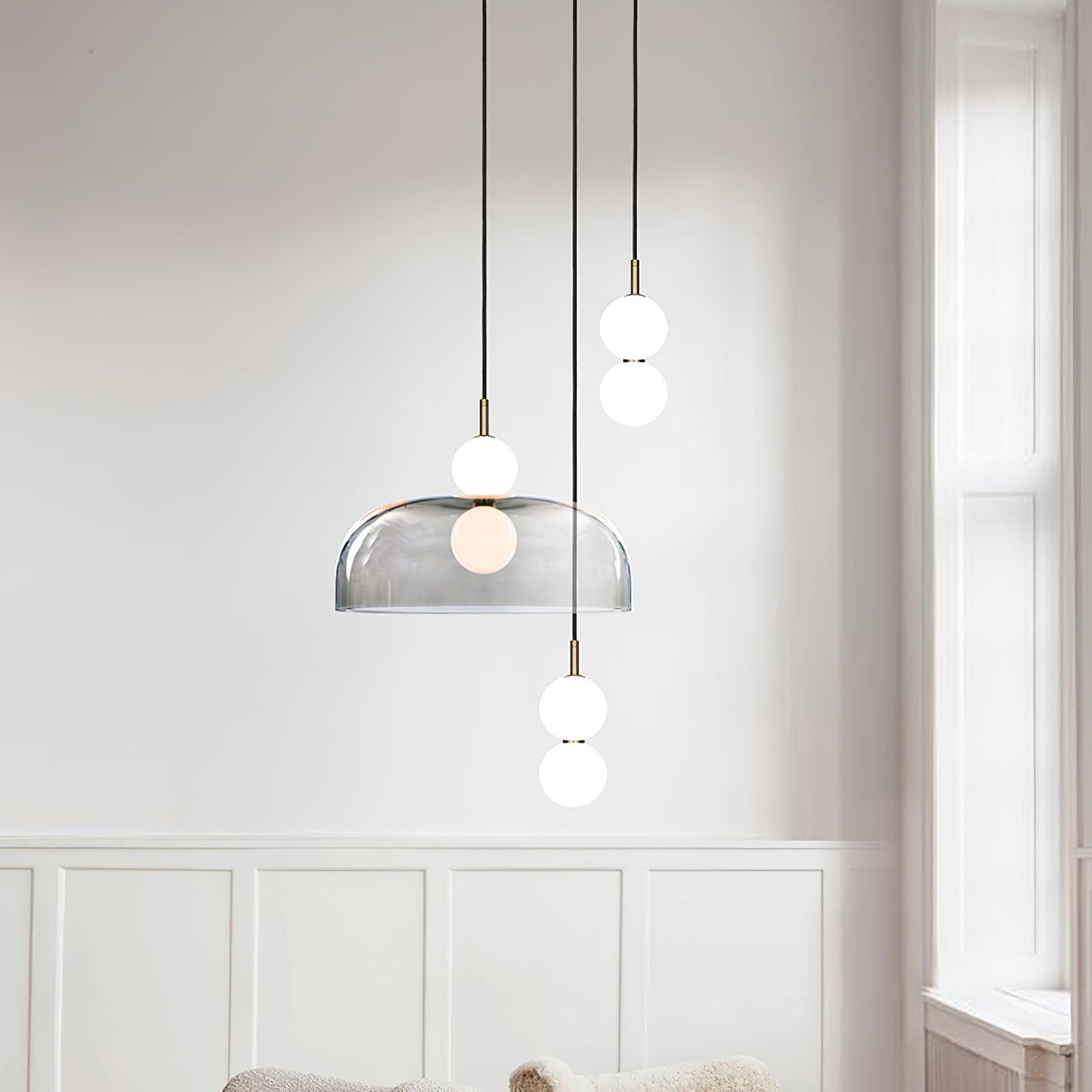 Urathen Modern Minimalist Glass Pendant Light-Neutral Decor