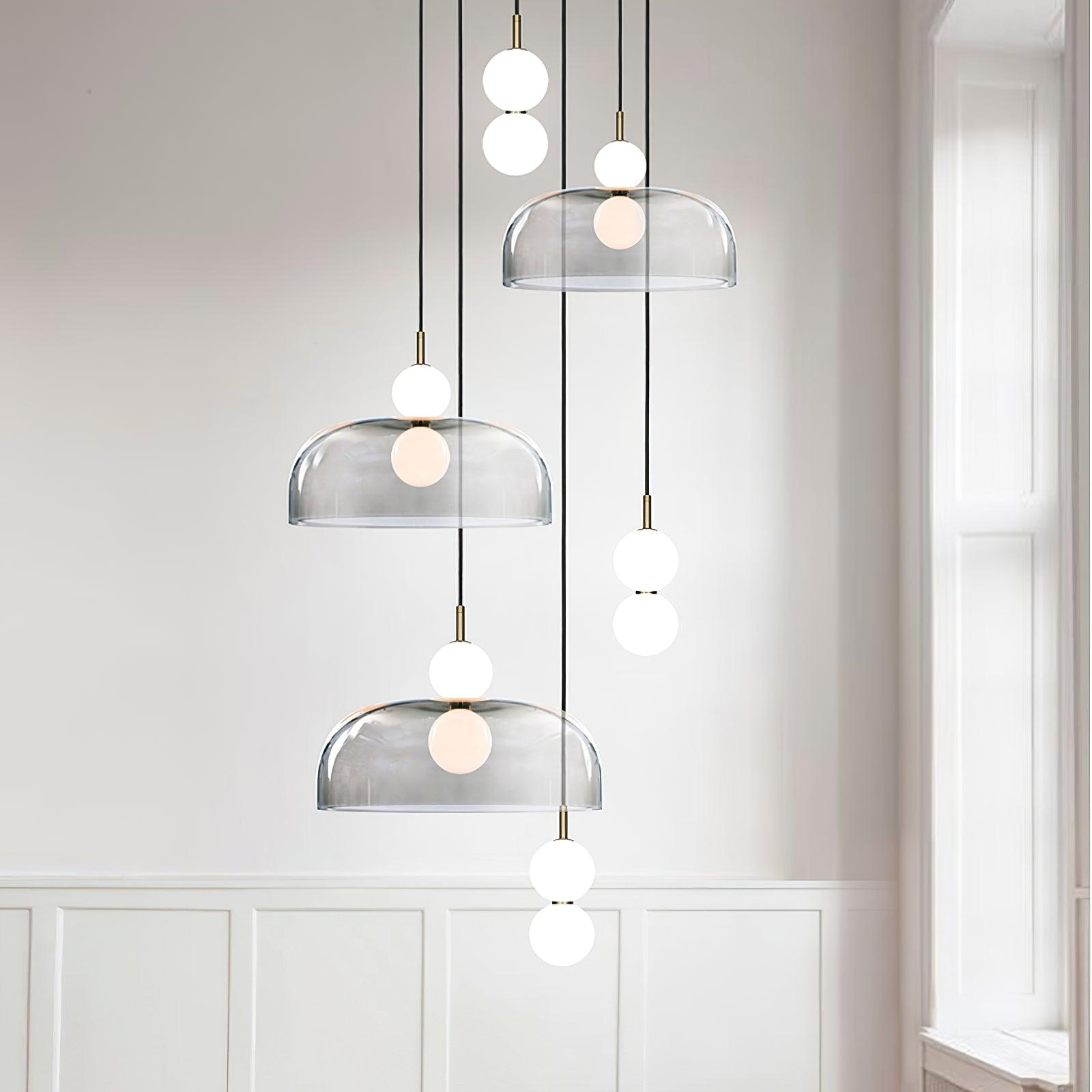 Urathen Modern Minimalist Glass Pendant Light-Neutral Decor
