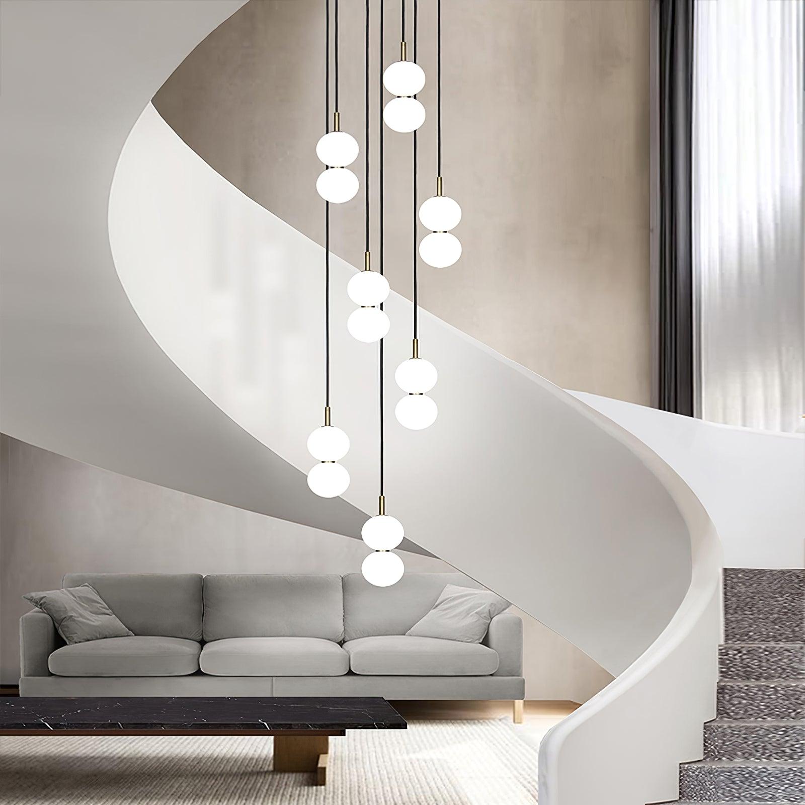 Urathen Modern Minimalist Glass Pendant Light-Neutral Decor
