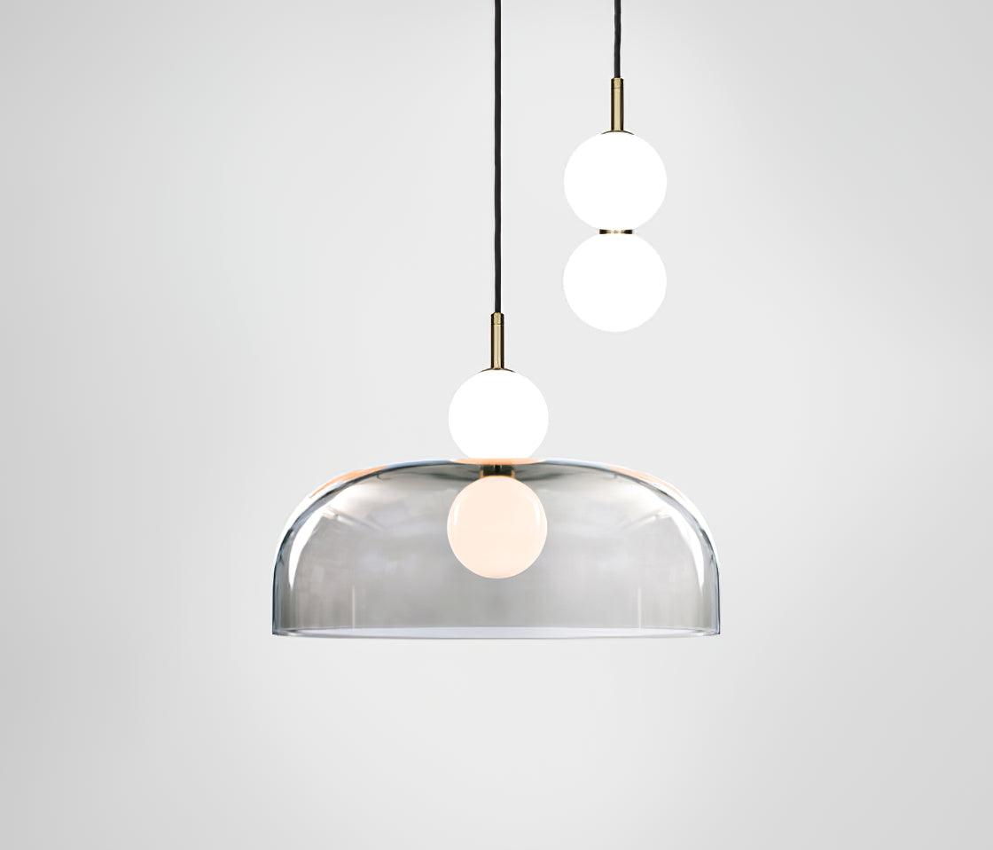 Urathen Modern Minimalist Glass Pendant Light-Neutral Decor