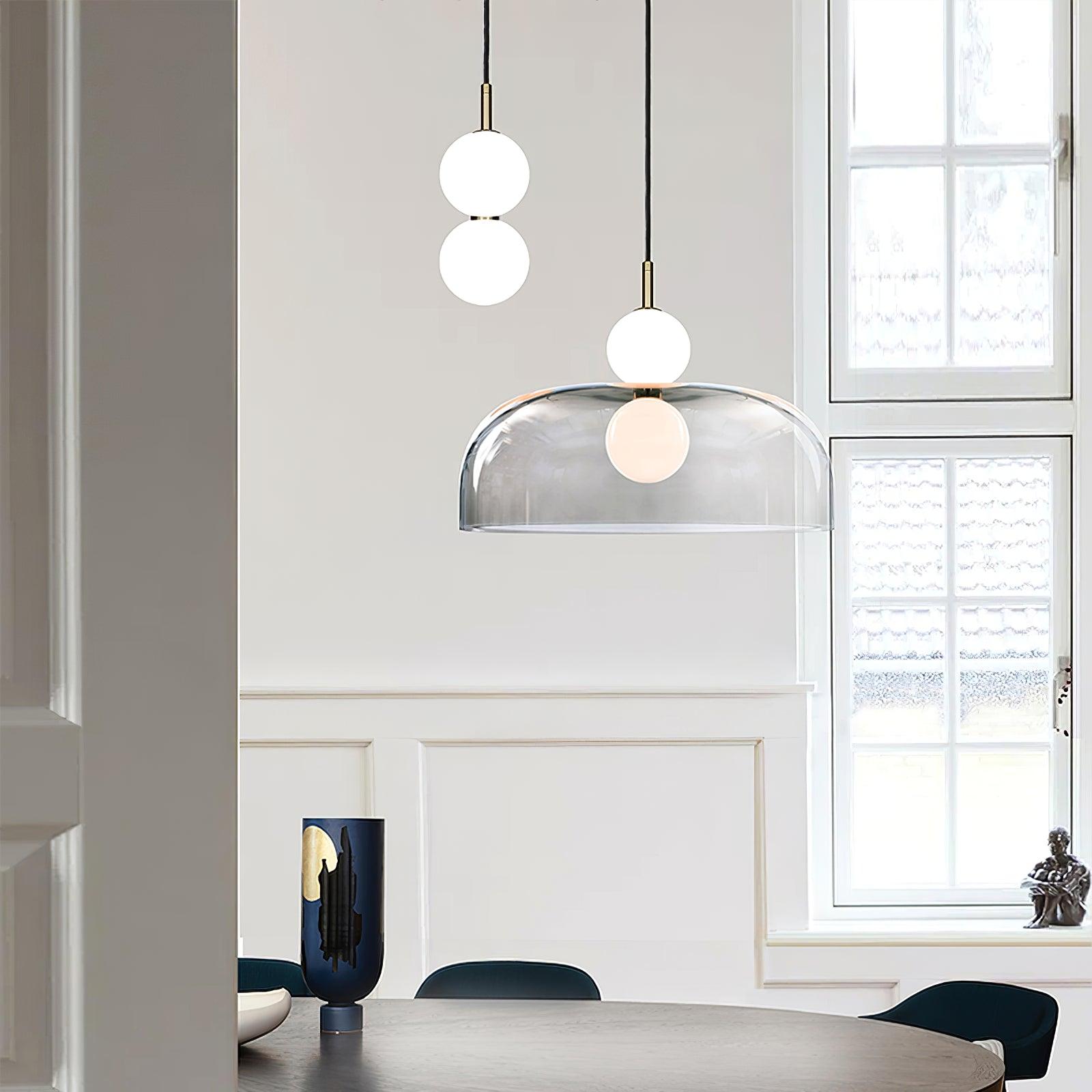 Urathen Modern Minimalist Glass Pendant Light-Neutral Decor