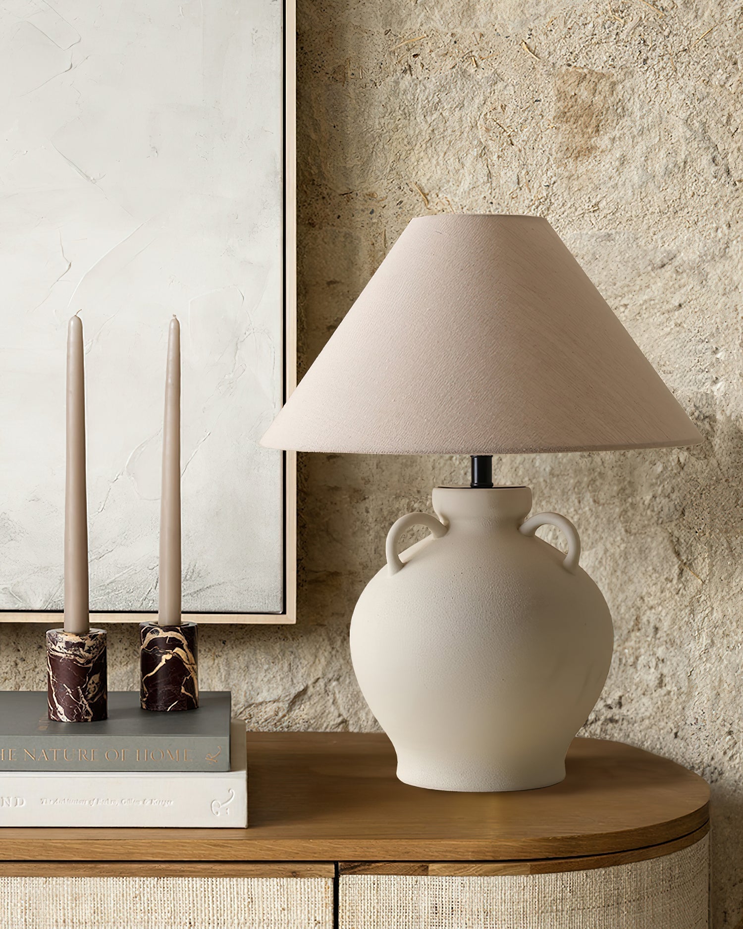 Vaso Wine Pot Table Lamp-Neutral Decor