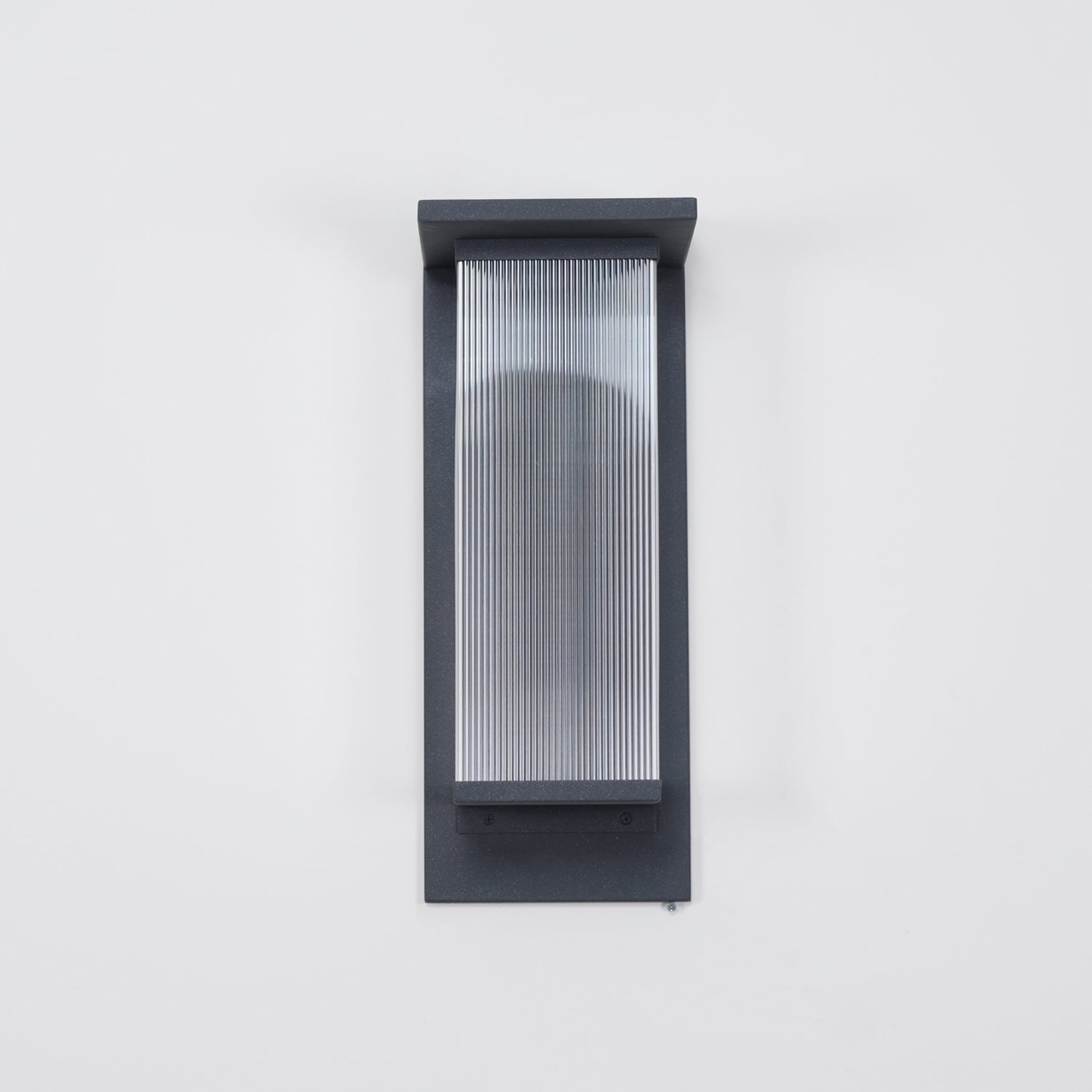 Corvian Dependable Unique Box Solar Outdoor Wall Lamp-Neutral Decor