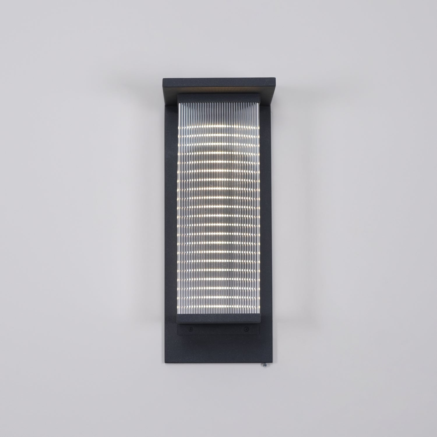 Corvian Dependable Unique Box Solar Outdoor Wall Lamp-Neutral Decor