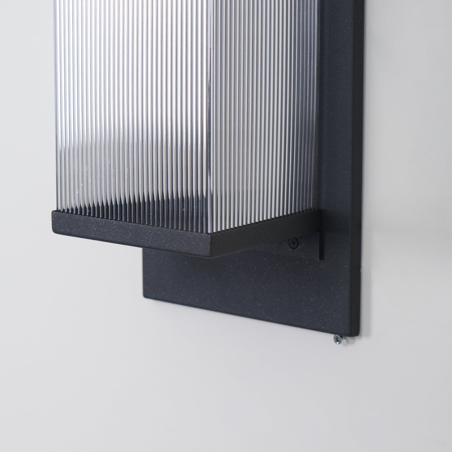 Corvian Dependable Unique Box Solar Outdoor Wall Lamp-Neutral Decor