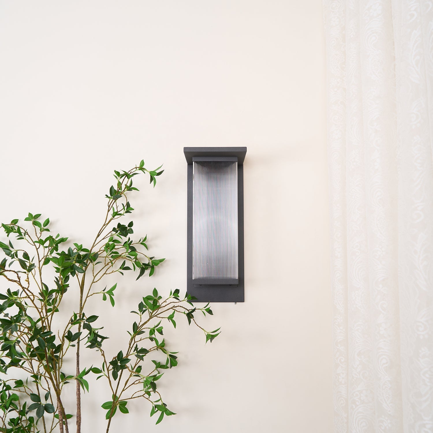 Fivela Steel Contemporary Wall Lamp-Neutral Decor