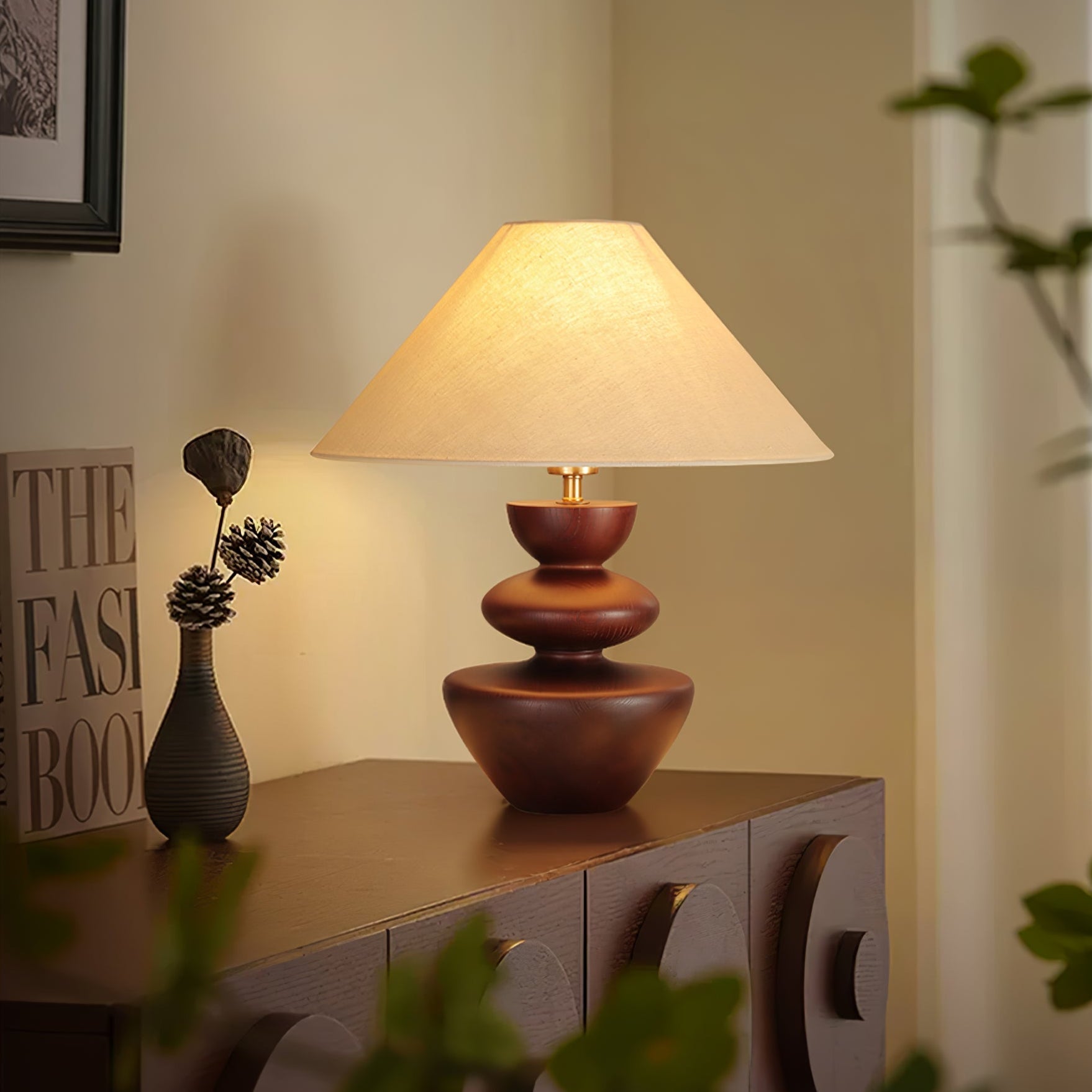 Joanne Wood Vintage Table Lamp-Neutral Decor