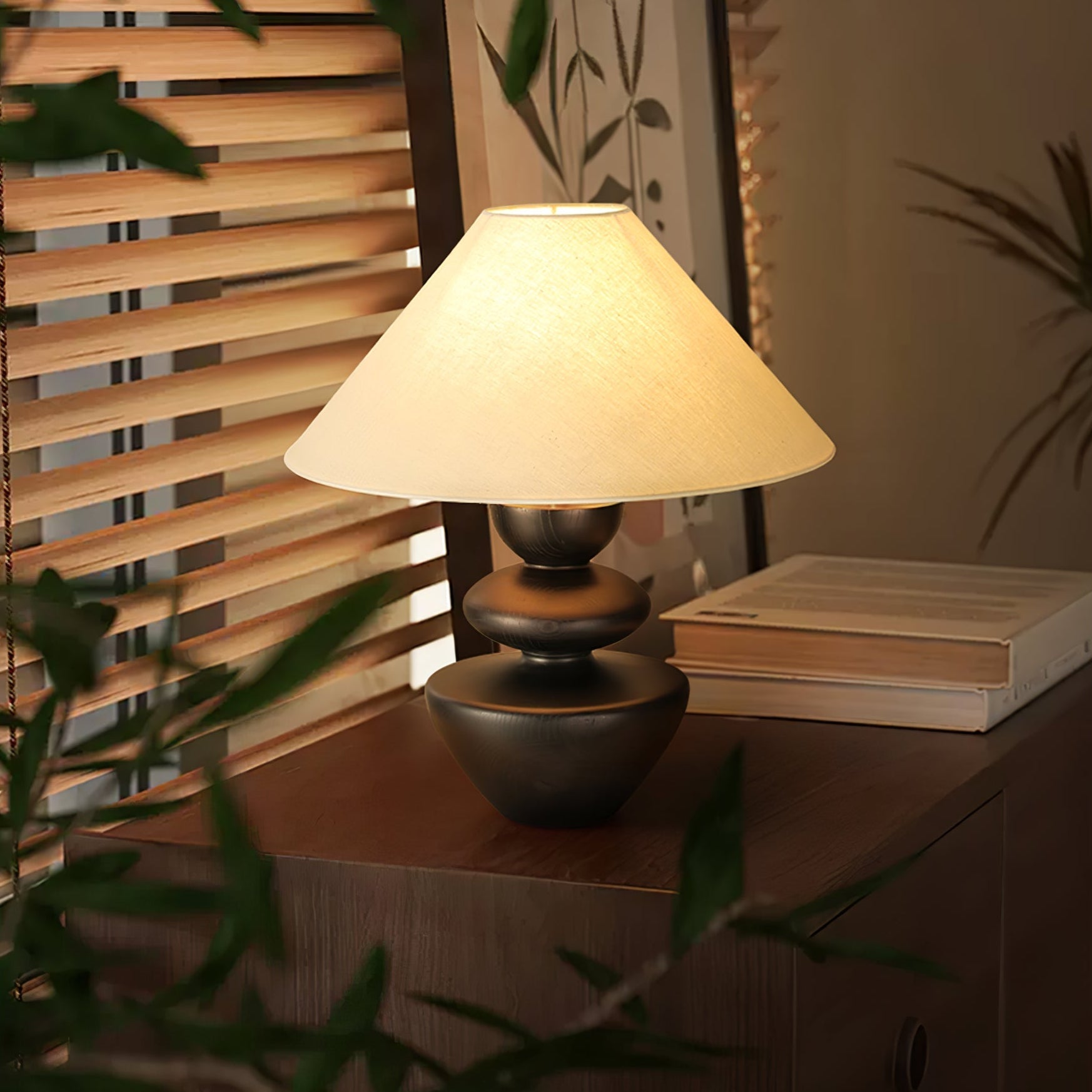 Joanne Wood Vintage Table Lamp-Neutral Decor