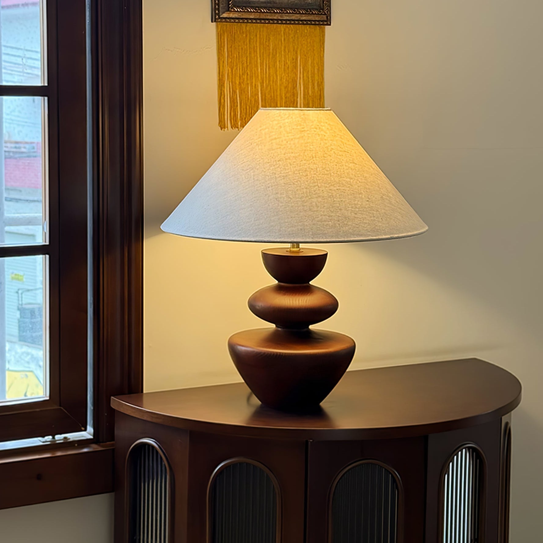 Joanne Wood Vintage Table Lamp-Neutral Decor