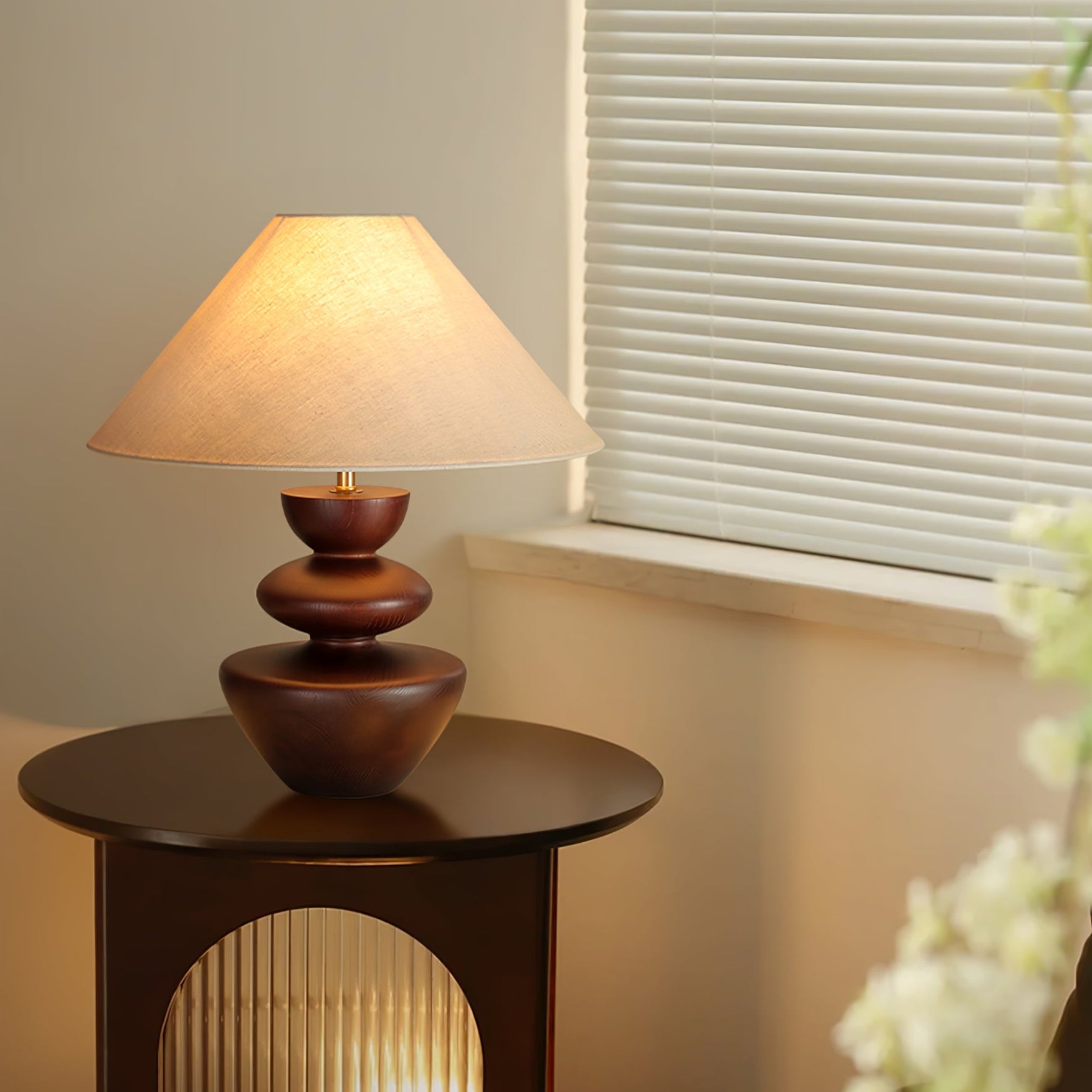 Joanne Wood Vintage Table Lamp-Neutral Decor