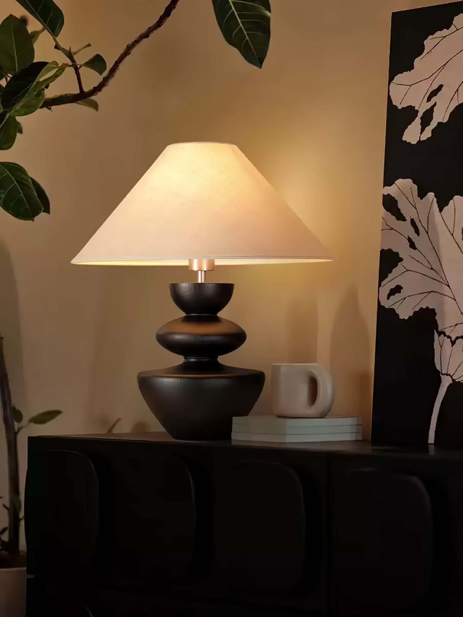 Joanne Wood Vintage Table Lamp-Neutral Decor