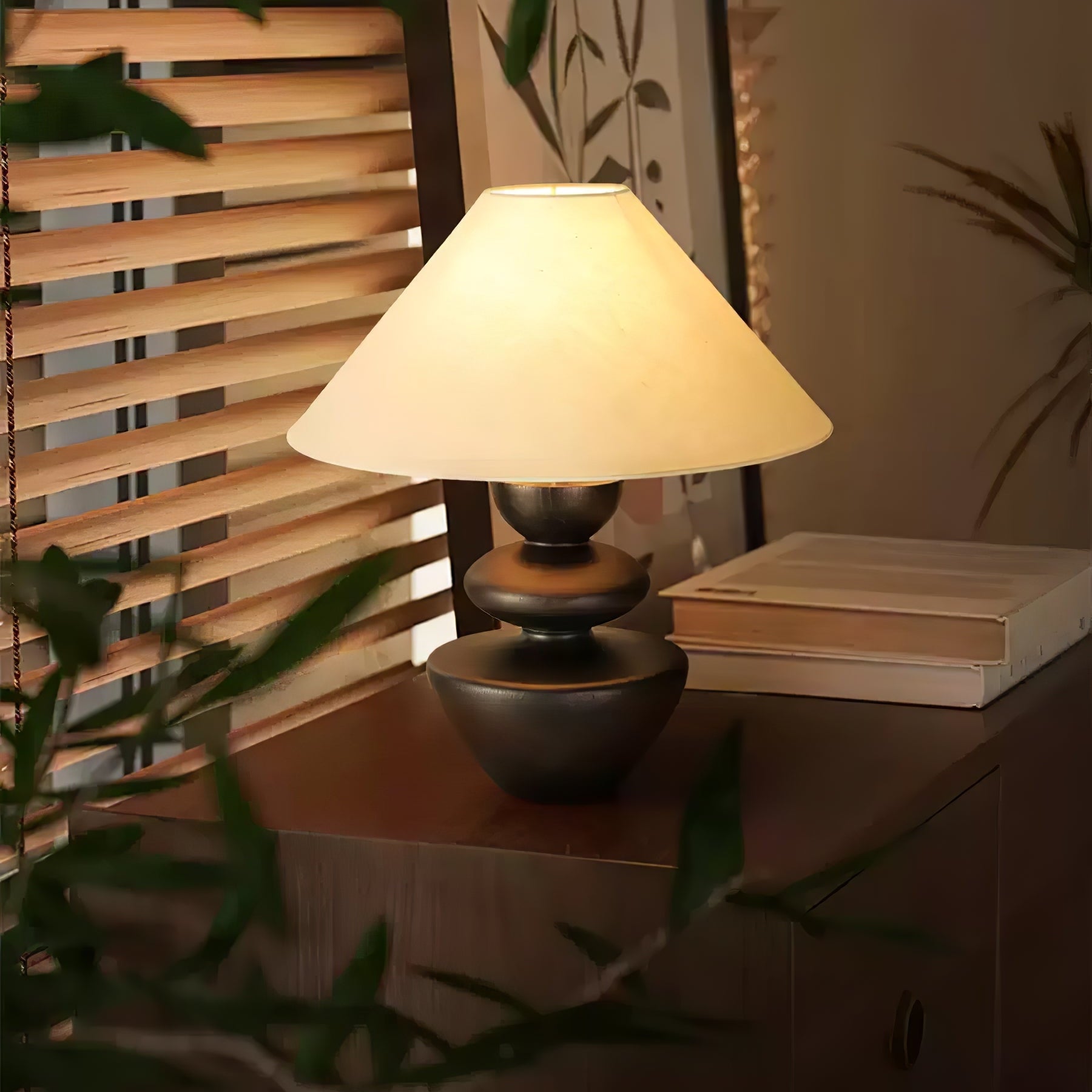 Joanne Wood Vintage Table Lamp-Neutral Decor