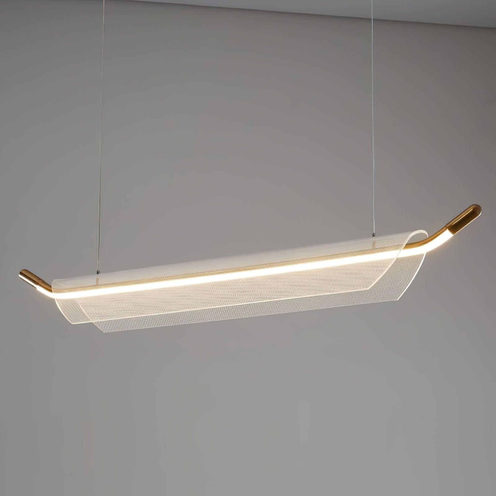 Glider Fashion Acrylic Pendant Light-Neutral Decor